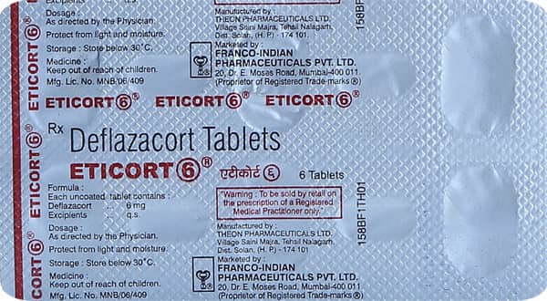 Eticort 6mg Strip Of 6 Tablets