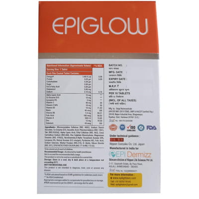 Epiglow Strip Of 10 Tablets