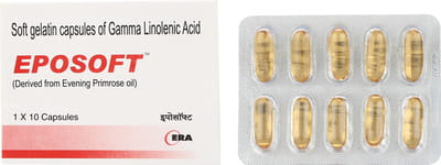 Eposoft 100mg Strip Of 10 Capsules