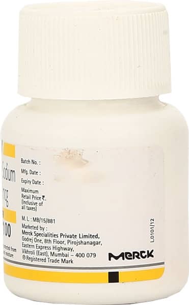 Euthyrox 100mcg Bottle Of 100 Tablets