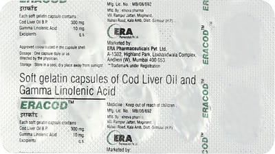 Eracod Strip Of 10 Capsules