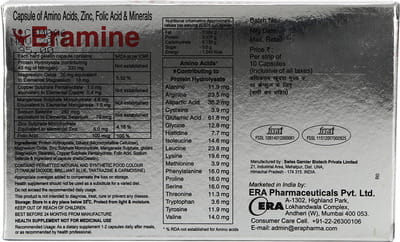 Eramine Strip Of 10 Capsules