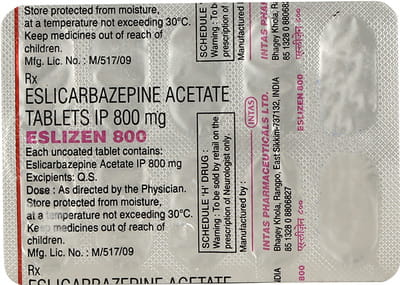 Eslizen 800mg Strip Of 10 Tablets