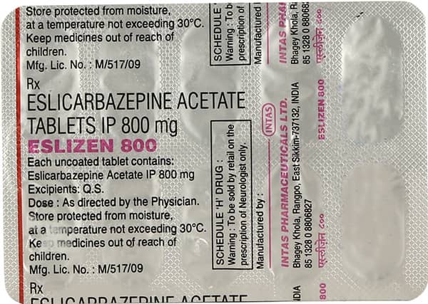 Eslizen 800mg Strip Of 10 Tablets
