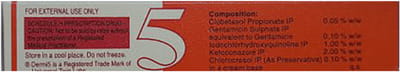 Dermi 5 Tube Of 15gm Cream
