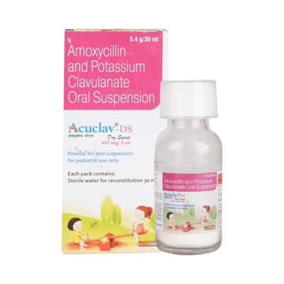 Acuclav Ds Bottle Of 30ml Dry Syrup