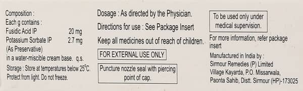 Bactafuz Tube Of 5gm Cream