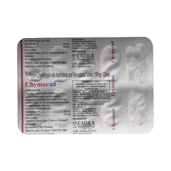 Chymocad Strip Of 10 Tablets
