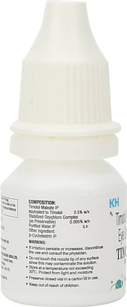 Timoeye Bottle Of 5ml Eye Drops