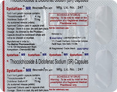 Systaflam Mr Strip Of 10 Capsules