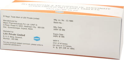 Tazloc Beta 25mg Strip Of 10 Tablets
