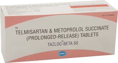 Tazloc Beta 50mg Strip Of 10 Tablets