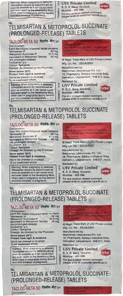 Tazloc-Beta 50 Tablet