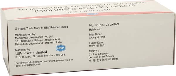 Tazloc-Beta 50 Tablet