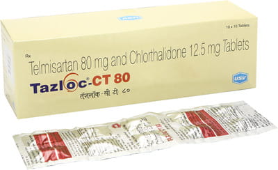 Tazloc Ct 80mg Strip Of 10 Tablets