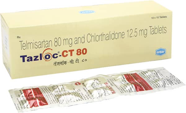 Tazloc Ct 80mg Strip Of 10 Tablets
