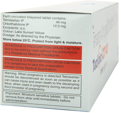 Tazloc Ct 40/12.5mg Strip Of 10 Tablets