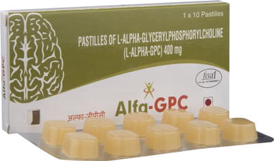 Alfa Gpc 400mg Strip Of 10 Pastilles