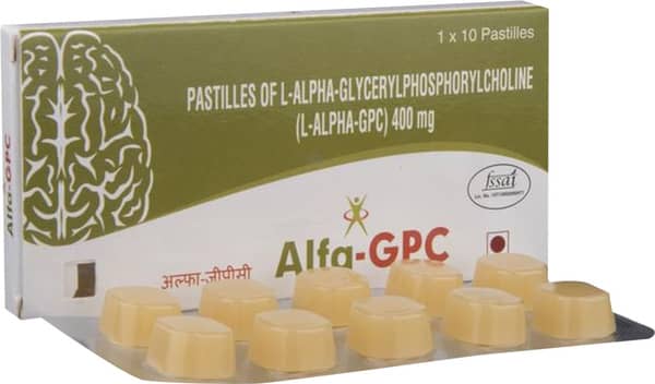 Alfa Gpc 400mg Strip Of 10 Pastilles
