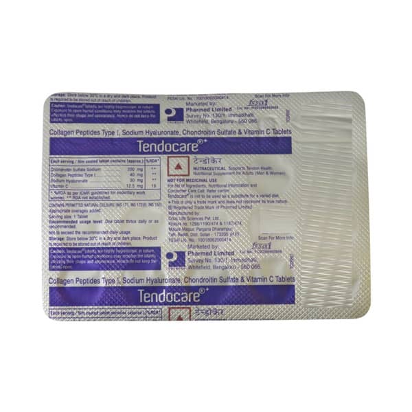 Tendocare Strip Of 15 Tablets