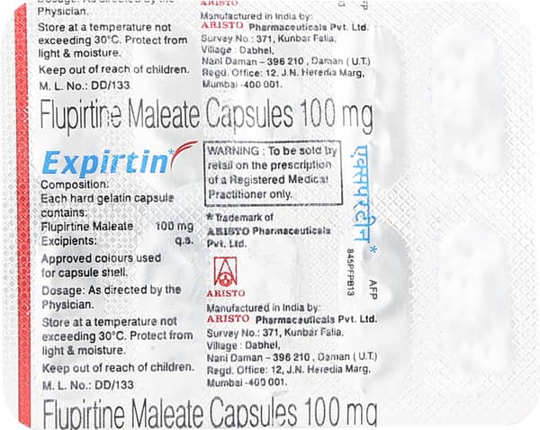 Expirtin 100Mg Capsule