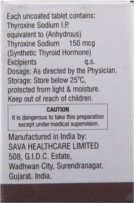 Thyrofit 150 Mcg Tablets