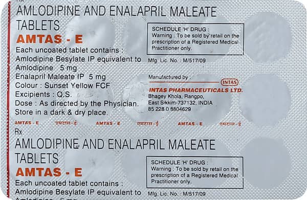 Amtas E Strip Of 15 Tablets