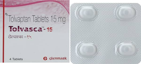 Tolvasca 15mg Strip Of 4 Tablets