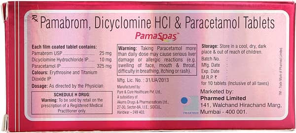 Pamaspas Strip Of 10 Tablets