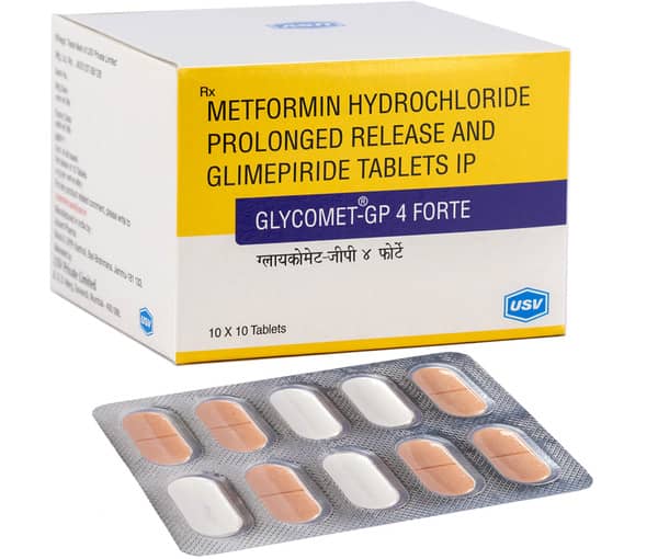 Glycomet-GP-4 Forte Tablet