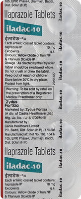 Iladac 10mg Strip Of 10 Tablets