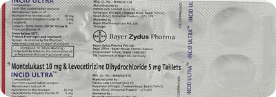 Incid Ultra Strip Of 10 Tablets