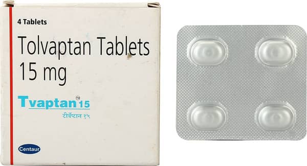 Tvaptan 15mg Strip Of 4 Tablets