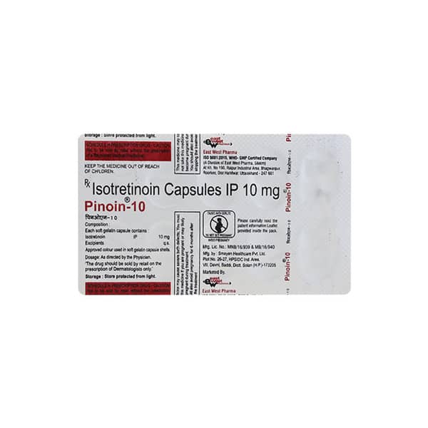 Pinoin 10Mg Strip Of 10 Capsules