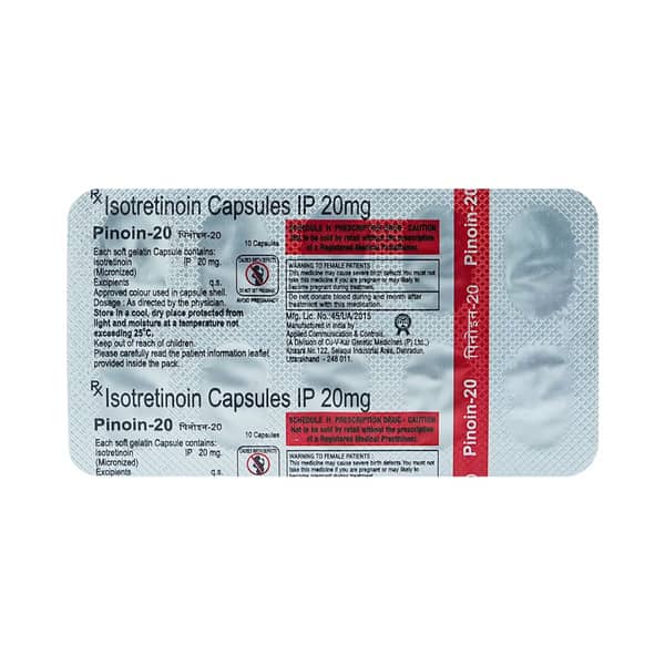 Pinoin 20Mg Strip Of 10 Capsules