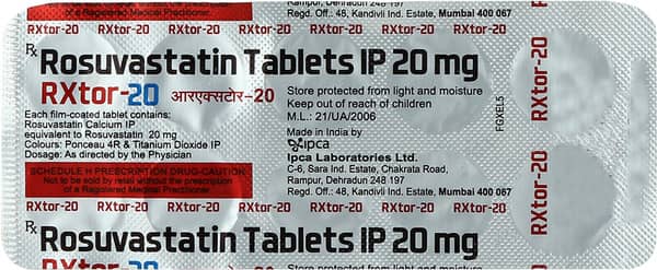 Rxtor 20mg Strip Of 10 Tablets