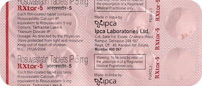 Rxtor 5mg Strip Of 10 Tablets