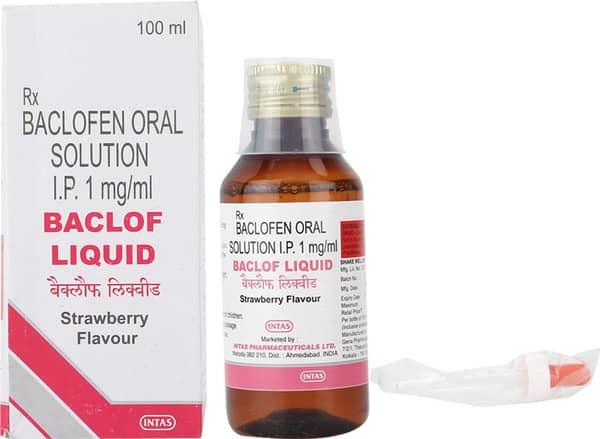 Baclof 5mg Strawberry Flavour Bottle Of 100ml Oral Liquid