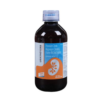 Urikind Km 6 Sugar Free Bottle Of 200ml Solution