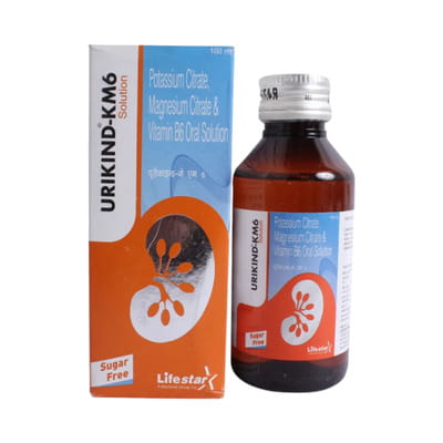 Urikind Km 6 Sugar Free Bottle Of 100ml Solution