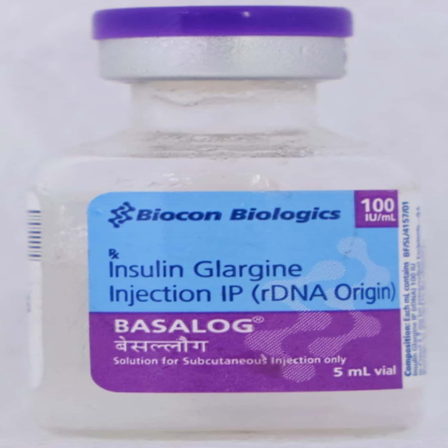 Basalog 100IU Solution For Injection: Uses, Side Effects, Price, Dosage ...