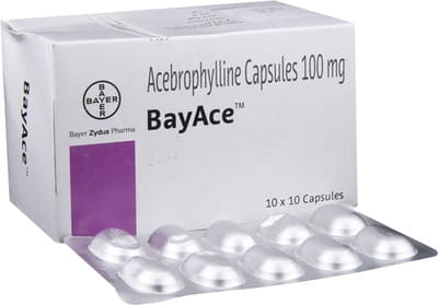 Bayace 100mg Strip Of 10 Capsules