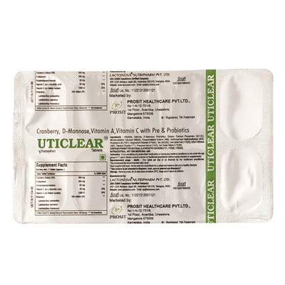 Uticlear Strip Of 10 Tablets