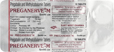 Preganerve M Strip Of 10 Tablets