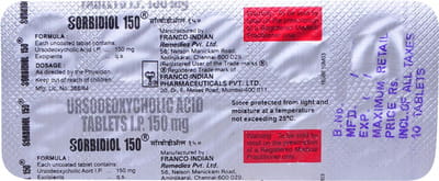 Sorbidiol 150mg Strip Of 10 Tablets