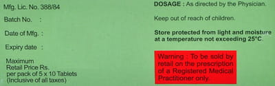Sorbidiol 150mg Strip Of 10 Tablets