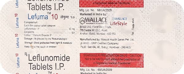 Lefuma 10mg Strip Of 10 Tablets