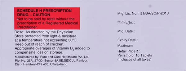 Lipicure D 10mg Strip Of 10 Tablets