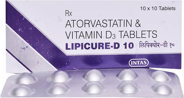 Lipicure D 10mg Strip Of 10 Tablets