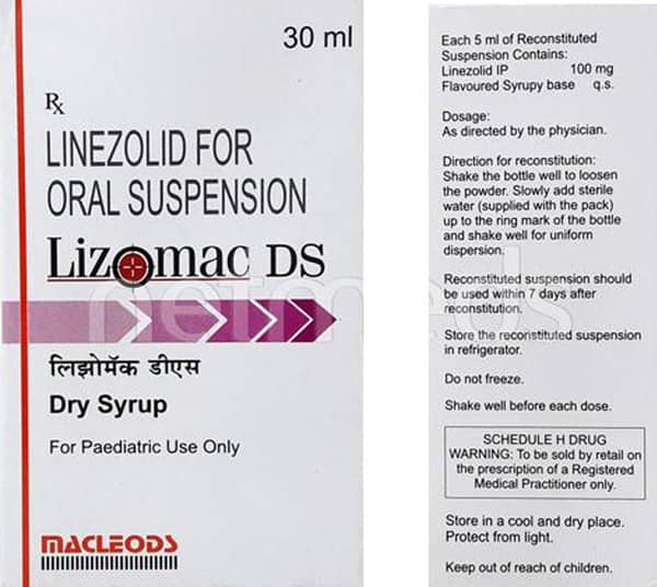 Lizomac Ds Bottle Of 30ml Dry Syrup